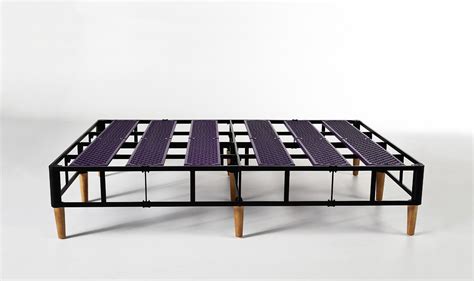 metal or wood slat box spring for purple mattress|frame for purple mattress.